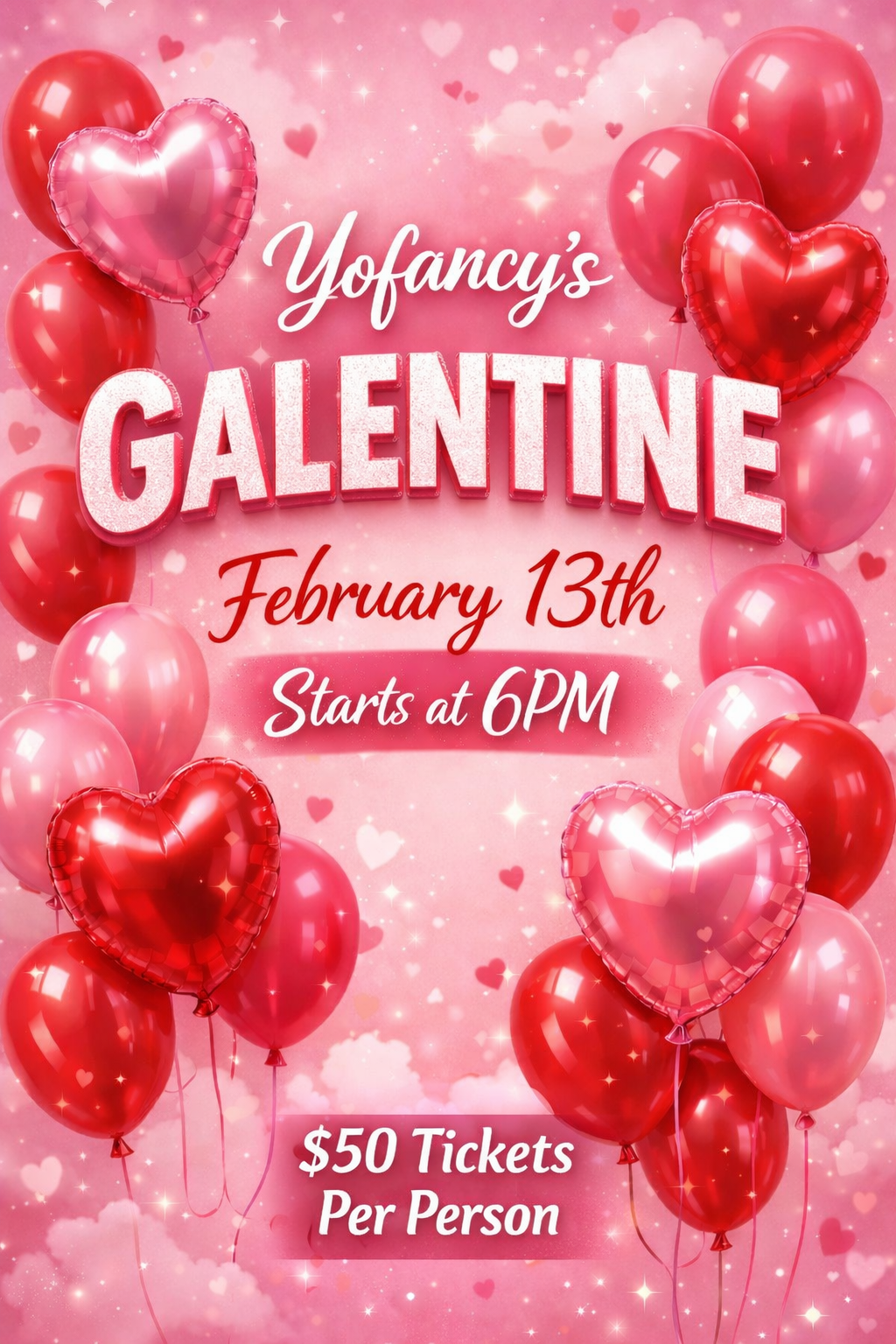 Yofancy’s Galentine pajama party